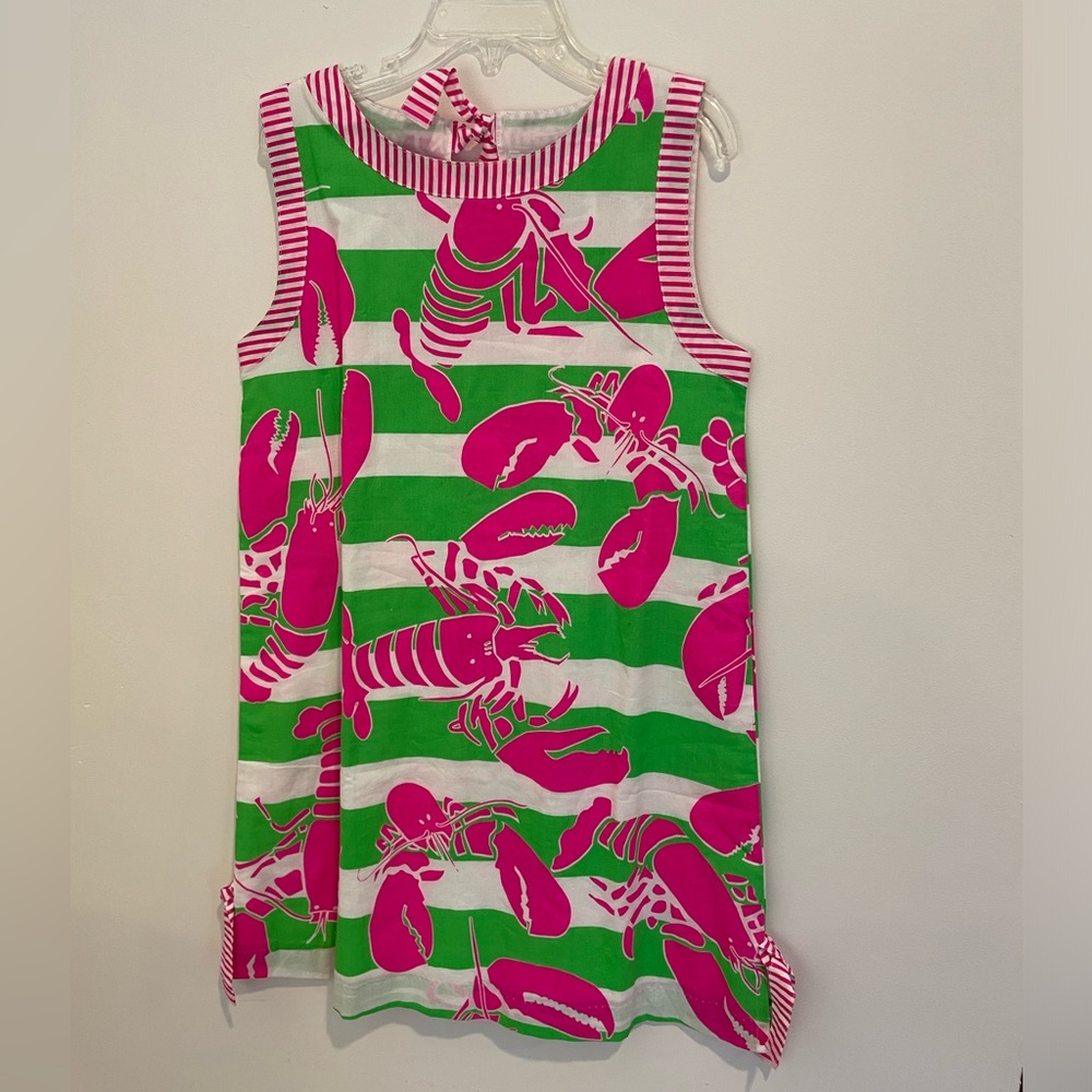 Gretchen Scott Dress with Hot Pink Crabs Size 8
